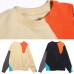 Loose thick cotton patchwork color blouses for women Wardrobes khaki blouse